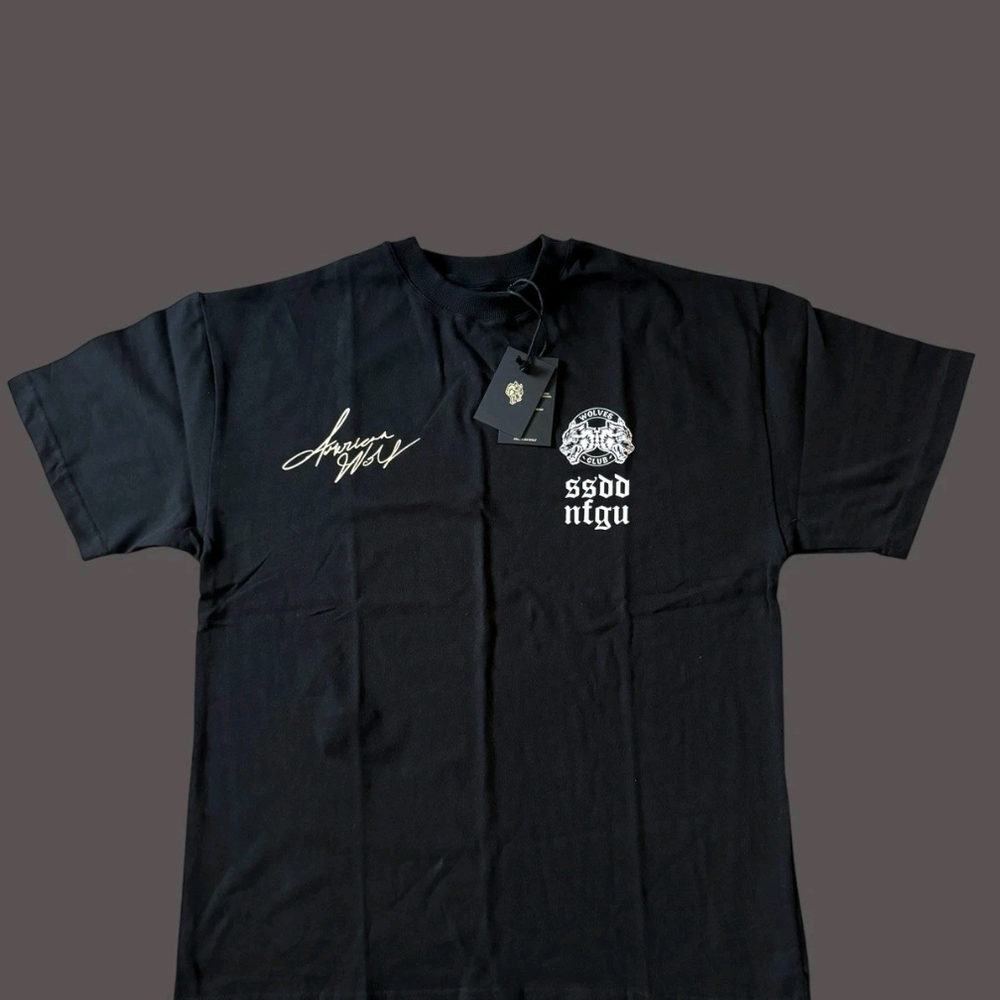 Exclusive Black Graphic T-Shirt with Star - Picture 2 of 5